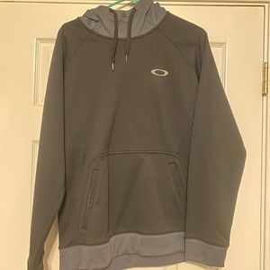 Oakley black and gray hoodie